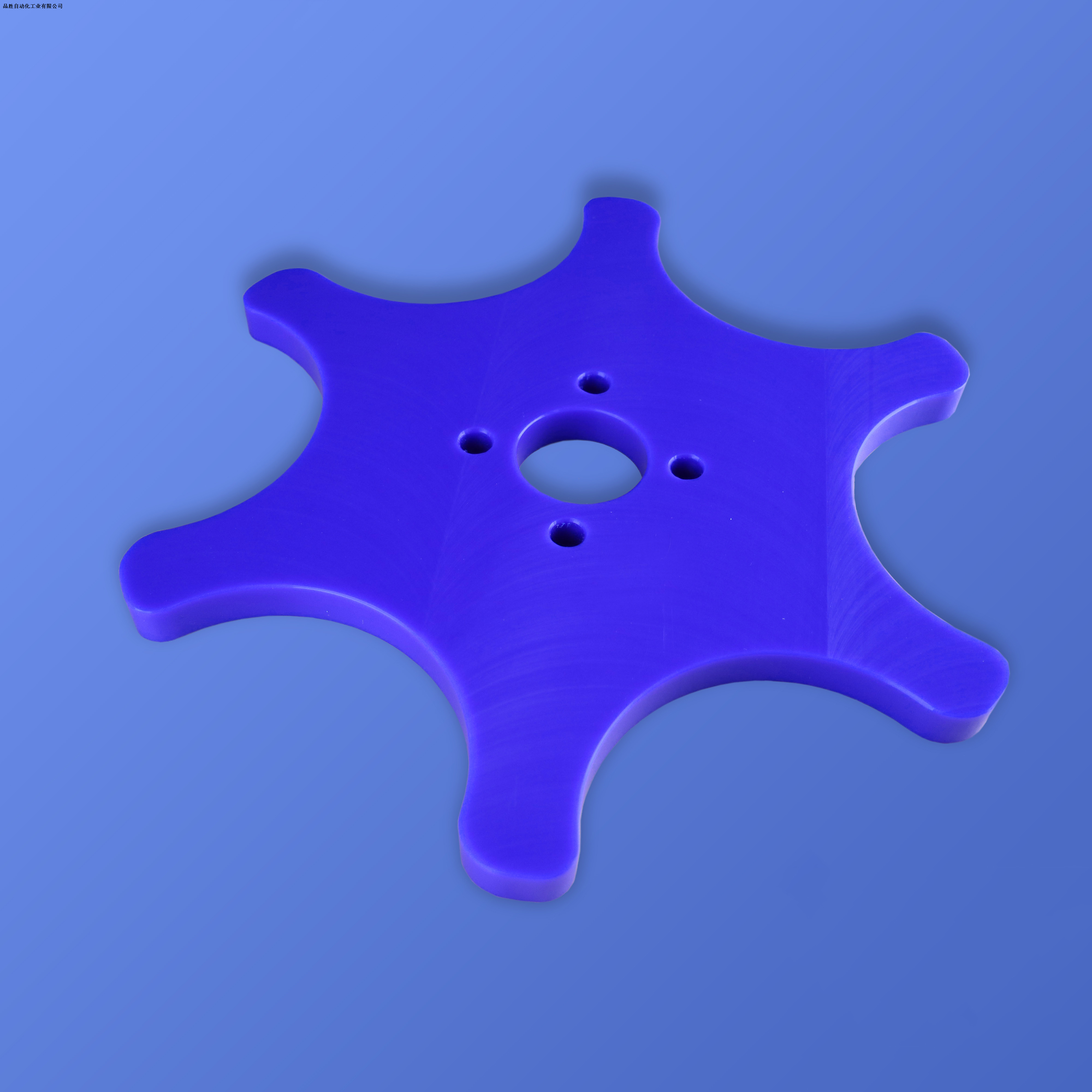 The filling machine conveys the star wheel plate