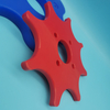 UHMWPE High Wear Resistant Food Grade Star Wheel
