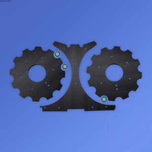 Beverage conveying non - damaging bottle drive star wheel